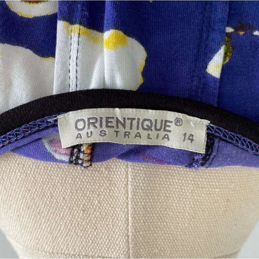 Orientique Size 14 Printed Tunic Top - Picture 5 of 7